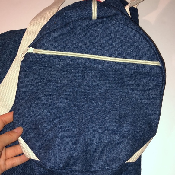 NWT- LuLaRoe Indigo denim large duffel bag - Picture 5 of 7